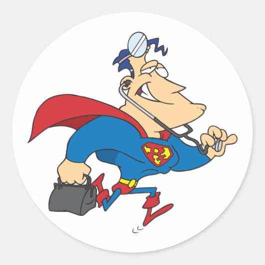 Superheld Doctor Stickers (Voorkant)