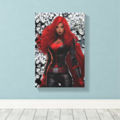 Superheld Doekprint Canvas Afdruk (Insitu (Houten vloer))