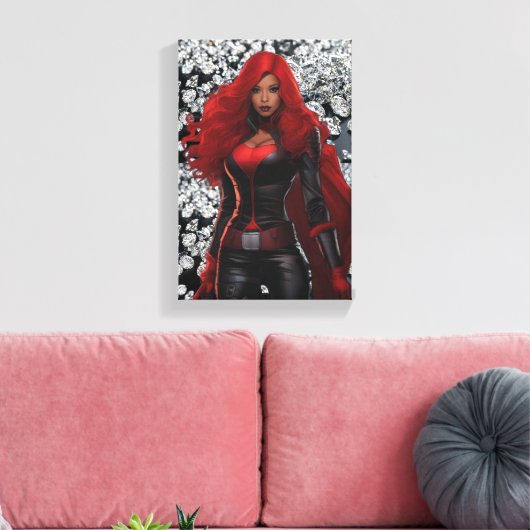 Superheld Doekprint Canvas Afdruk (Insitu (Woonkamer))