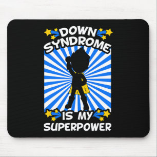 Superheld Down Syndrome Awareness Chromosome Super Muismat
