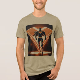 Superheld Embleem Tri-Blend T-shirt