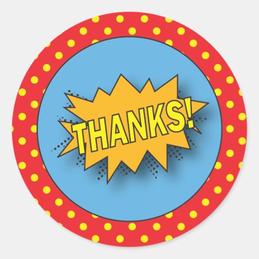 superheld | Favoriete Sticker (Voorkant)