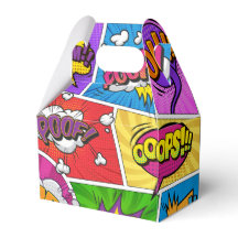 Superheld Gamer Comic book design FAVOR BOX