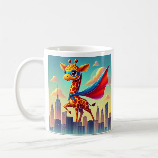 Superheld Giraffe Koffiemok (Links)