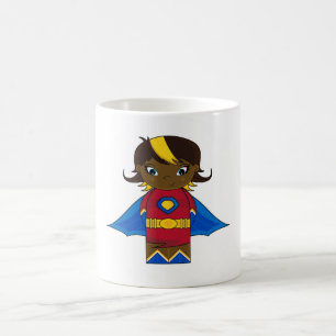 Superheld Girl Coffee Mok