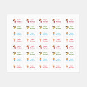 Superheld Girl Custom Specialized Name Clothing Labels (Vel)