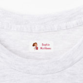 Superheld Girl Custom Specialized Name Clothing Labels (Aangebracht)