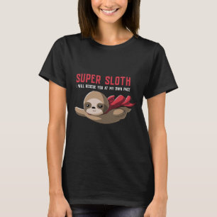Superheld Hero Slow Animal T-shirt