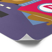 Superheld Honden Jongens Slaapkamer Poster (Hoek)