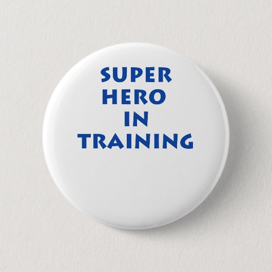 Superheld in opleiding ronde button 5,7 cm (Voorkant)