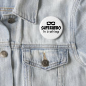 Superheld in training ronde button 5,7 cm (In situ)