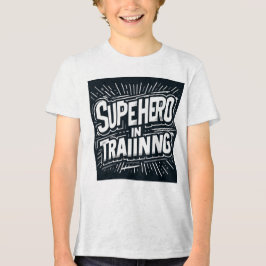 Superheld in training Tri-Blend shirt