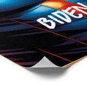 Superheld Joe Biden en Kamala Harris Poster (Hoek)