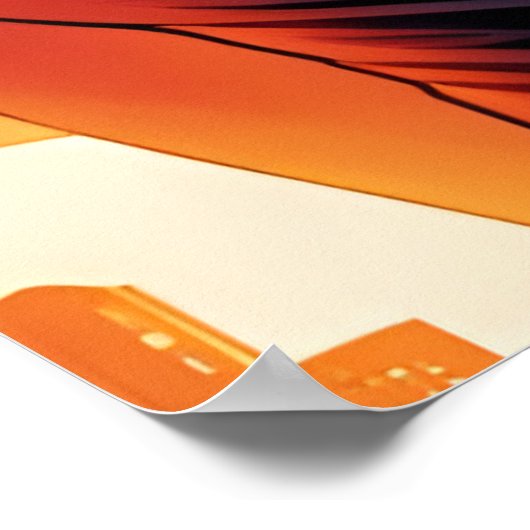 Superheld Joe Biden en Kamala Harris Poster (Hoek)