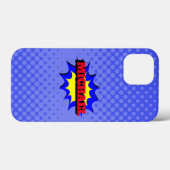 Superheld Kinder Comic Book Persoonlijke naam Case-Mate iPhone Case (Achterkant (horizontaal))