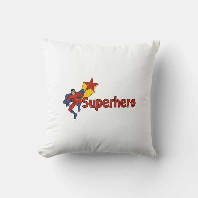 Superheld kussen, te koop! kussen (Voorkant)