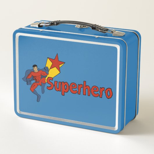 Superheld lunchbox! (Achterkant)