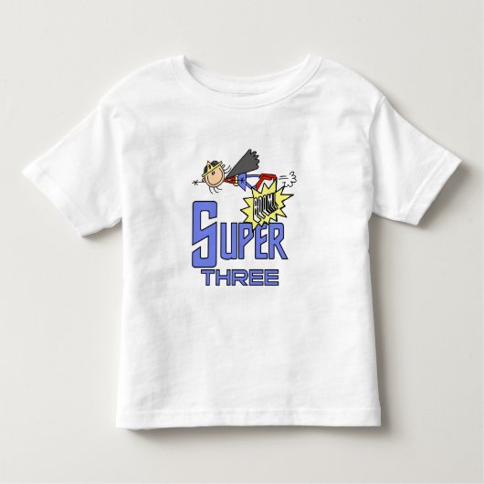 Superheld Meisje 3e Verjaardag Tshirts en geschenk (Voorkant)
