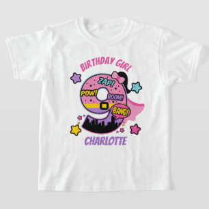 Superheld Nineth Birthday Girl 9th Super Girl T-shirt