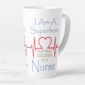 Superheld Nurse Giant Coffee Mok (Rechterhoek)