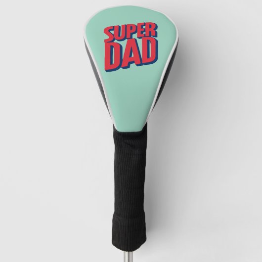Superheld pa golfheadcover (Voorkant)