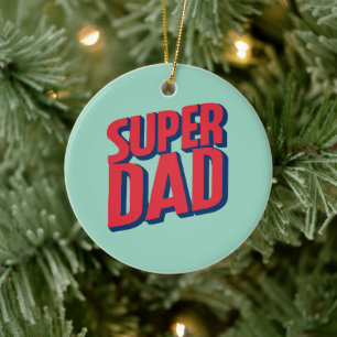 Superheld pa keramisch ornament