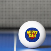 Superheld pa Red Yellow Blue Vaderdag superheld Pingpongballen (Net)