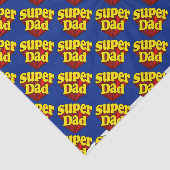 Superheld pa Red Yellow Blue Vaderdag superheld Tissuepapier (Detail)