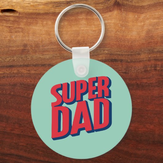 Superheld pa sleutelhanger (Voorkant)