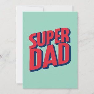 Superheld Papa Feestdagenkaart