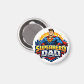Superheld Papa Magneet (Voorkant / Achterkant)
