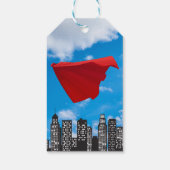 Superheld Party Favor Label Cadeaulabel (Achterkant)