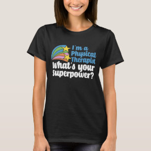 Superheld Physical Therapist Cute PT Star T-shirt