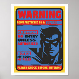 Superheld-Poster Poster