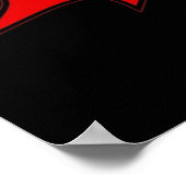 Superheld Pow Sound Effect Comic Noises and Sound Poster (Hoek)