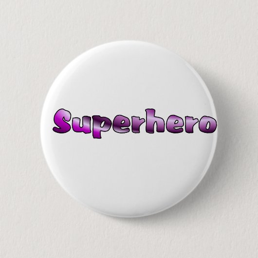 Superheld Ronde Button 5,7 Cm (Voorkant)