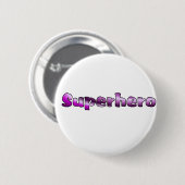 Superheld Ronde Button 5,7 Cm (Voorkant /achterkant)