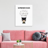 Superheld Rules Canvas Afdruk (Insitu (Woonkamer))