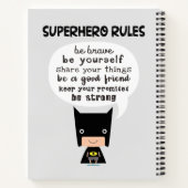Superheld Rules Notitieboek (Achterkant)
