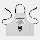 Superheld Rules Schort (Voorkant)