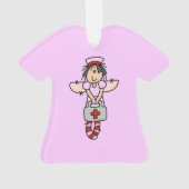 Superheld Scrubs Ornament (achterkant)