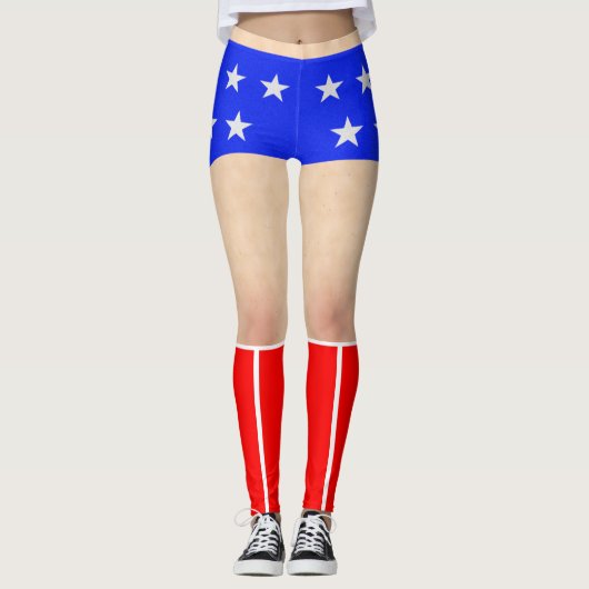 Superheld Shorts en Boots Legging (Voorkant)