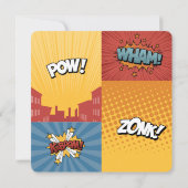 Superheld Smash! Kaart (Achterkant)