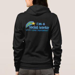 Superheld Social Worker Hoodie