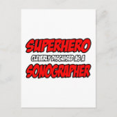 Superheld.. Sonographer Briefkaart (Voorkant)