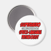 Superheld...spraaktaal patholoog magneet (Voorkant / Achterkant)