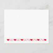 Superheld stripboek kinder Valentijnsdag Aankondigingskaart (Achterkant)