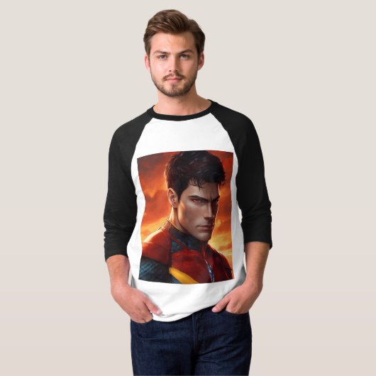 Superheld T-shirt – Laat je innerlijke held los! (Voorkant volledig)