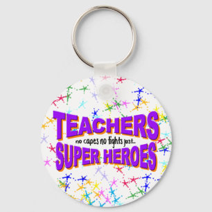 Superheld Teacher sleutelhanger