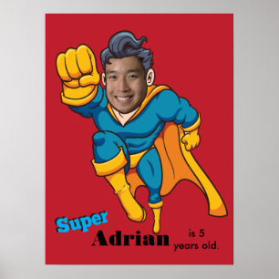 Superheld Unieke speciale kinderen Poster